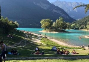 Lago di Ledro spiaggia